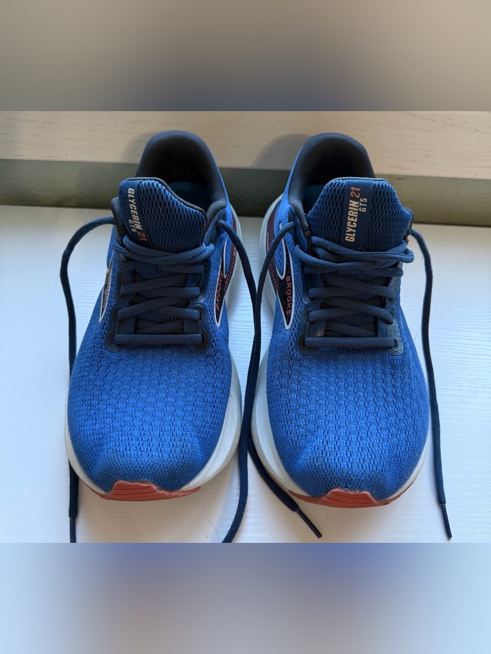 Brooks Glycerin GTS 21 Women’s Running Shoes Size 8 Wide Blue DNA Loft Support - Picture 4 of 16